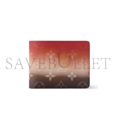 LOUIS VUITTON MONOGRAM PIGMENT SLENDER WALLET M28006 (11.5*9*1.5cm)